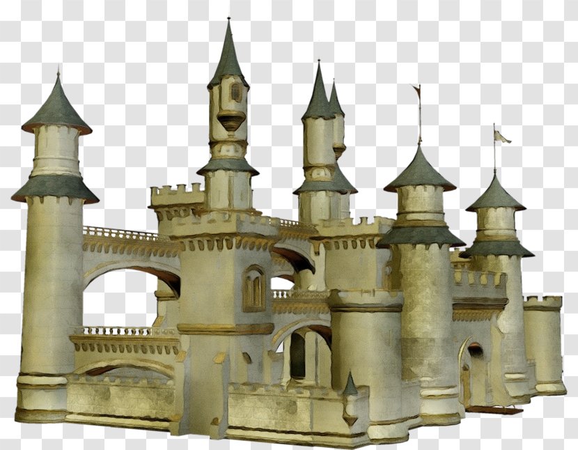 Cartoon Castle - Wet Ink - Monastery Palace Transparent PNG