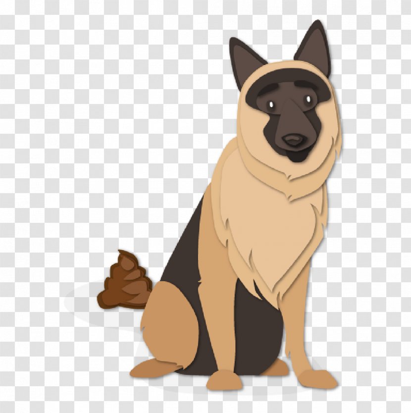 Dog Breed German Shepherd Puppy Leash Snout - DOG POOPING Transparent PNG