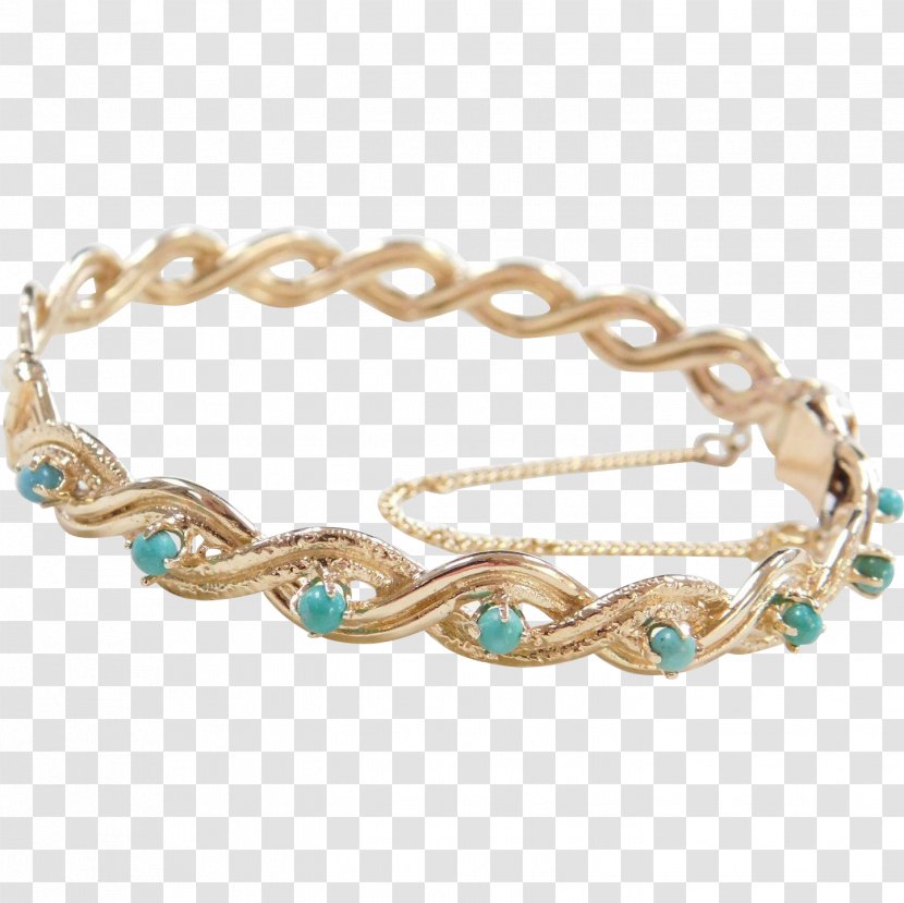 Turquoise Bracelet Jewellery Gold Necklace - Gemstone - Floral Transparent PNG