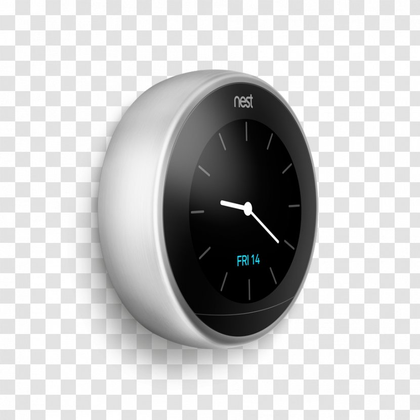 Nest Labs Learning Thermostat (3rd Generation) Smart - E Transparent PNG