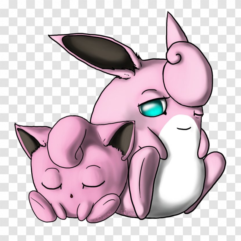 Pokémon X And Y Jigglypuff Sun Moon Clefairy - Watercolor Transparent PNG