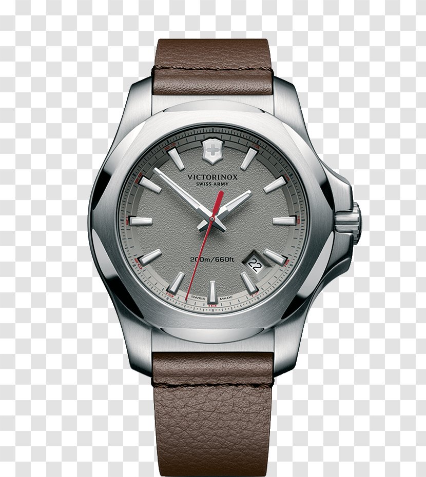 Victorinox Stainless Steel Swiss Made Quartz Clock - Watch Transparent PNG