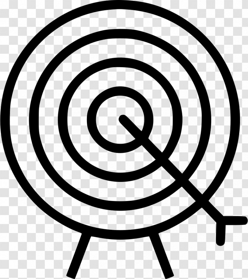 Clip Art Paper Technology Tool Customer - Monochrome Photography - Black And White Bullseye Target Transparent PNG