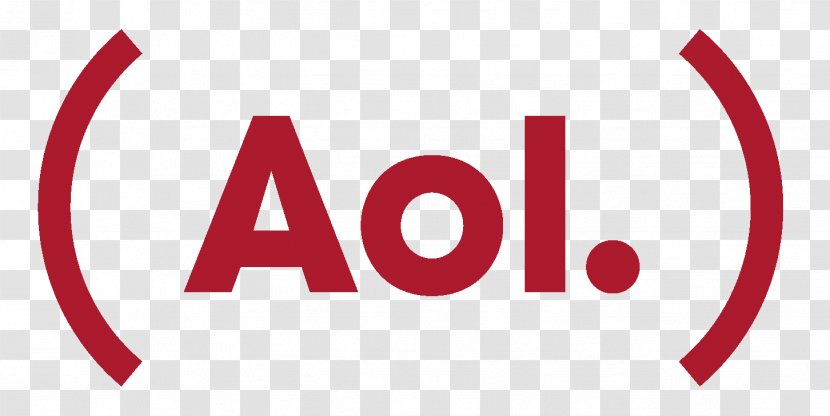AOL Mail Logo AIM Email - Wolff Olins - Red Transparent PNG
