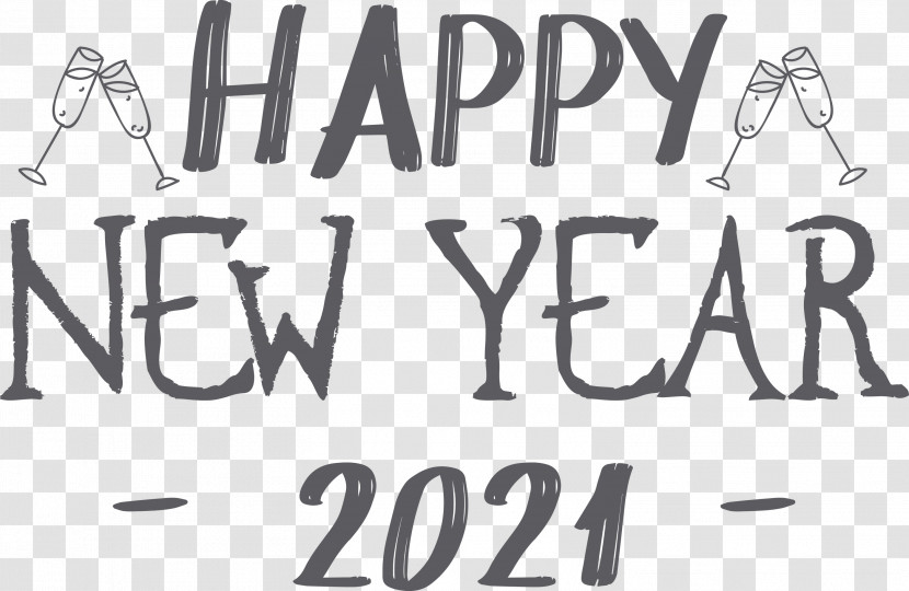 Happy New Year 2021 2021 New Year Transparent PNG