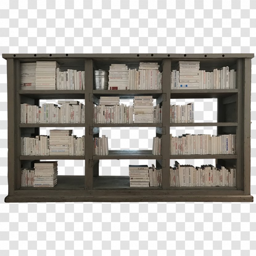 Shelf Bookcase Angle - Grey Wood Transparent PNG