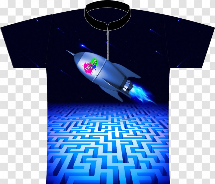 T-shirt Graphic Design Logo Infusion - Electric Blue Transparent PNG
