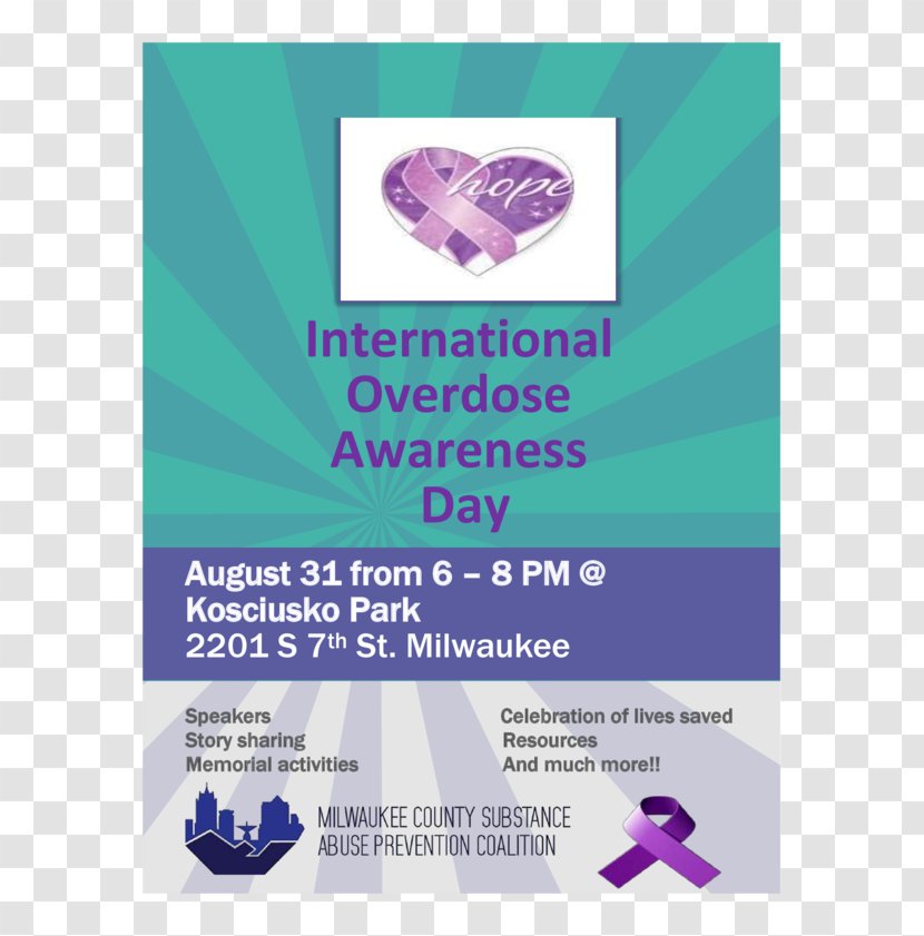 Poster Flyer Konica Minolta Brand - International Overdose Awareness Day Transparent PNG