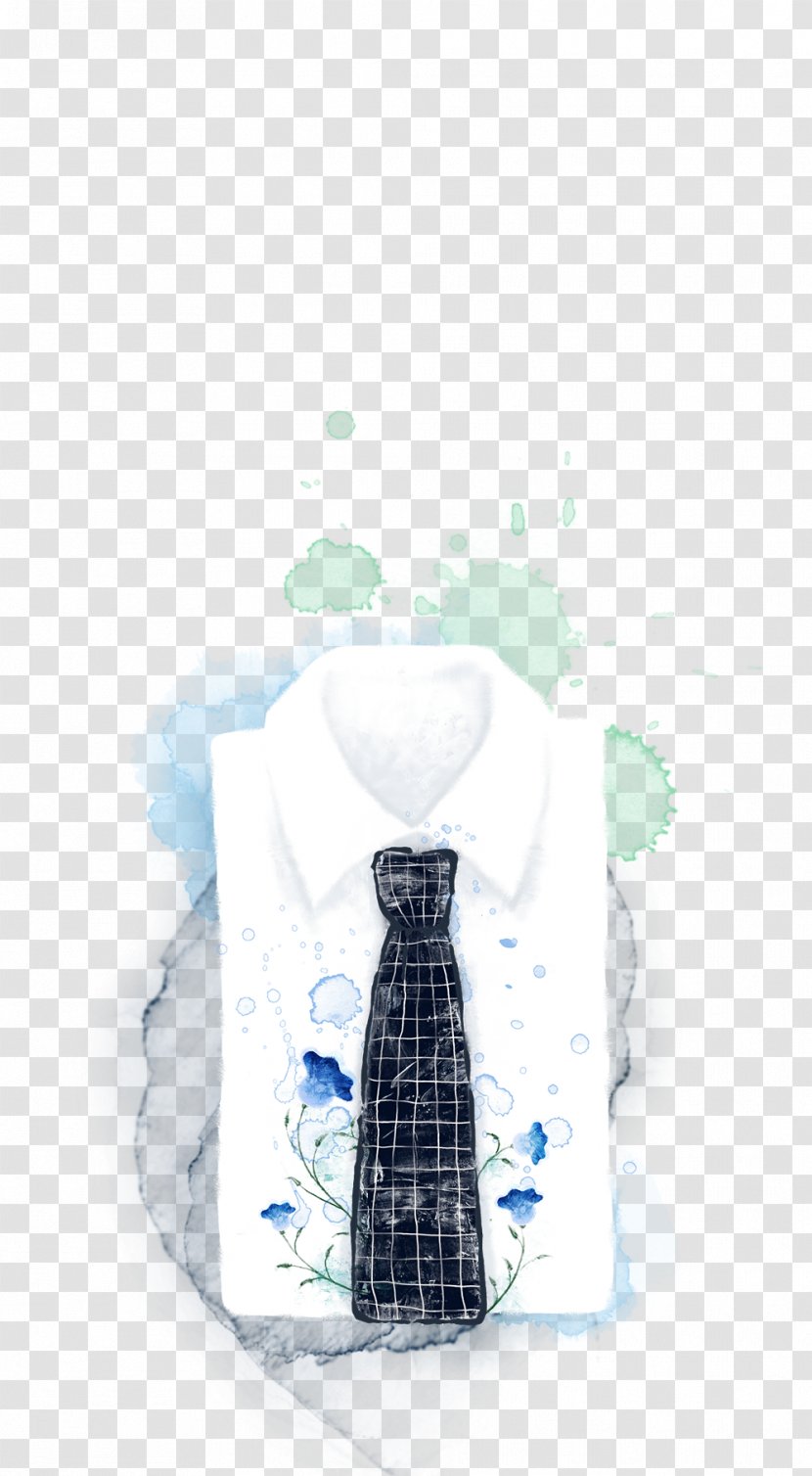 Watercolor Painting Shirt Poster Illustration - Ink Background And Transparent PNG