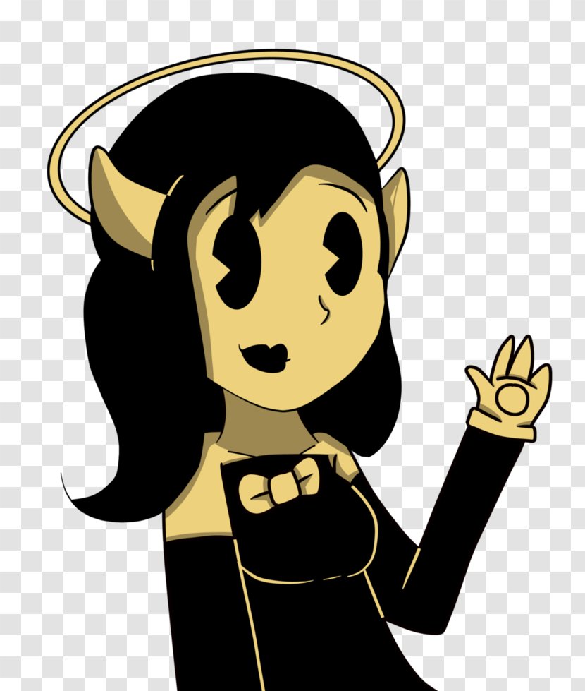 Bendy And The Ink Machine Fan Art - Frame - Silhouette Transparent PNG
