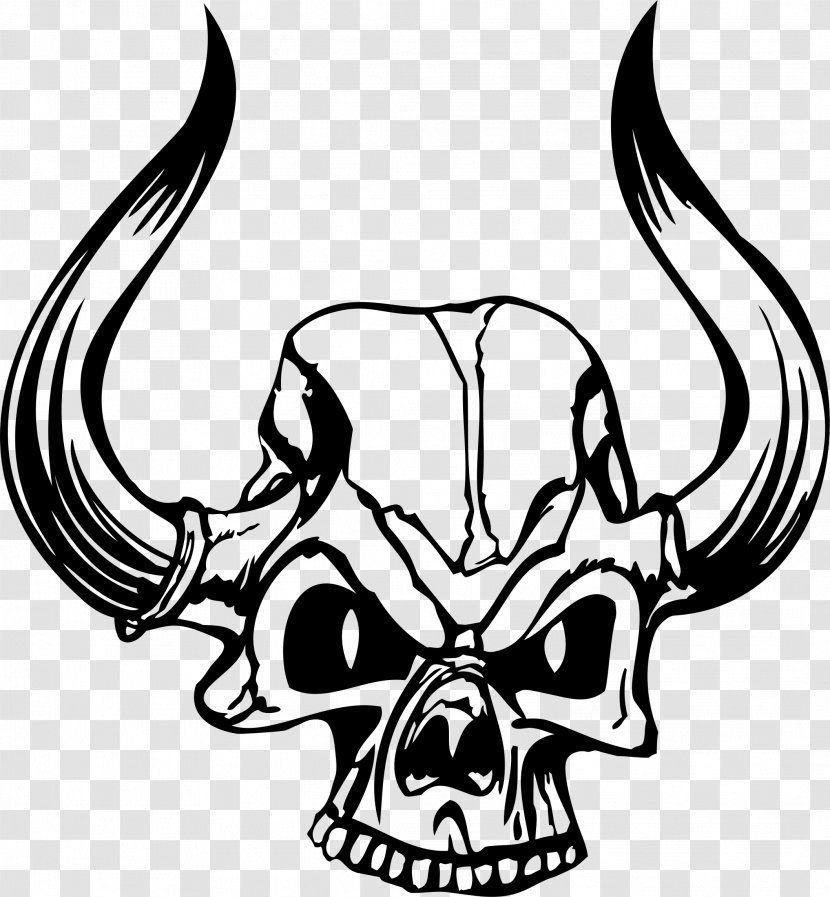 Line Art Drawing Skull Clip - Horn - Ghost Transparent PNG