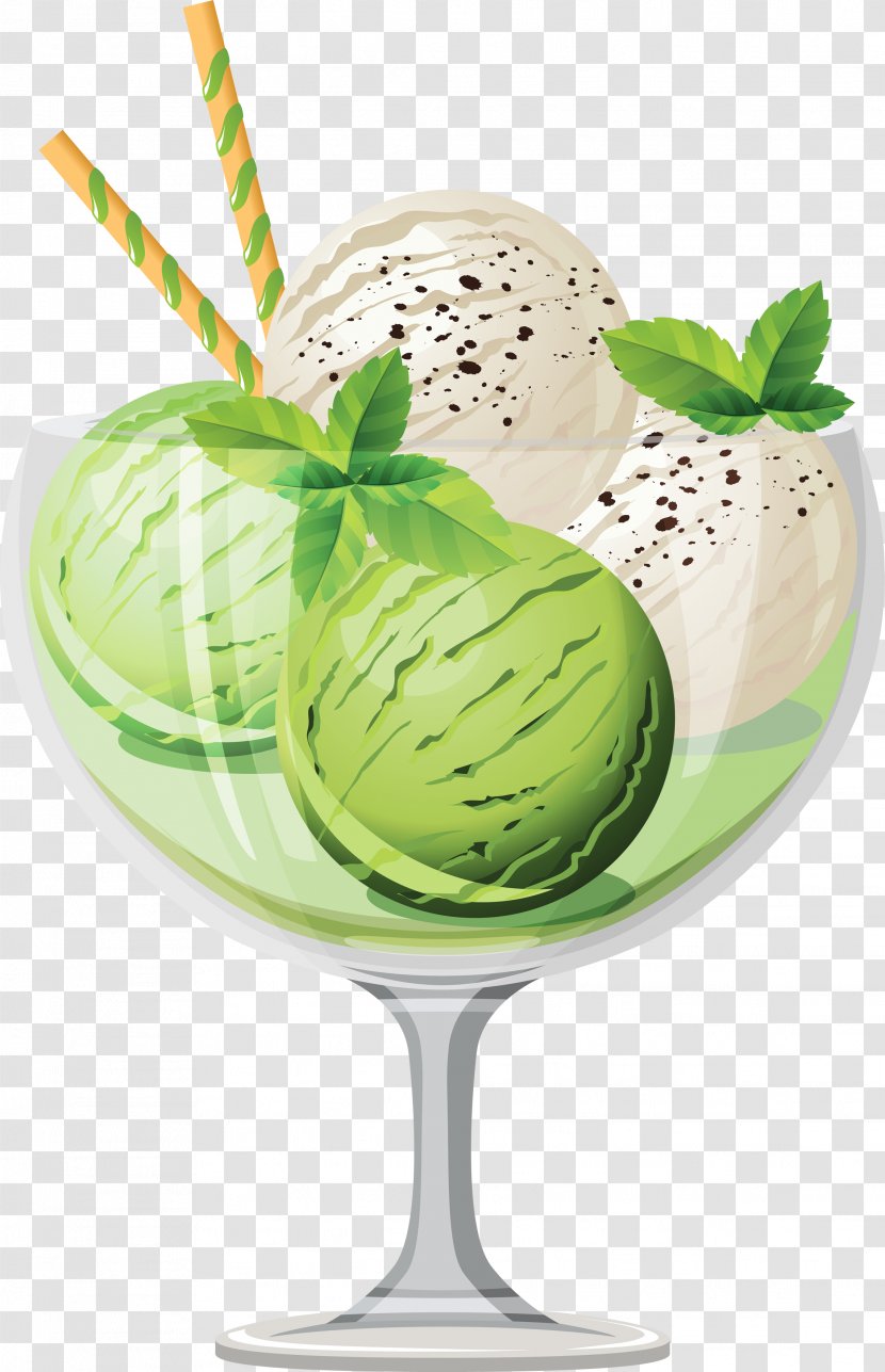 Ice Cream Cone Sundae Cake - Fruit Image Transparent PNG