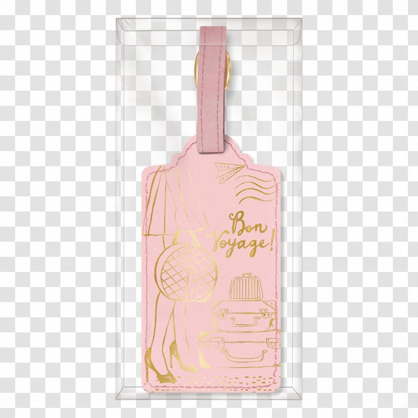 Glass Bottle Pink M RTV Transparent PNG