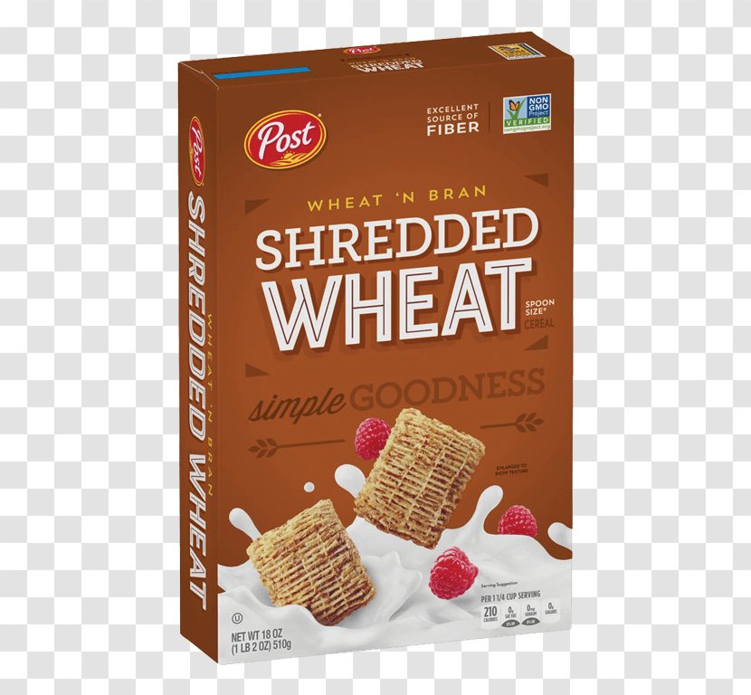 Breakfast Cereal Shredded Wheat Post Holdings Inc Bran - Snack Transparent PNG