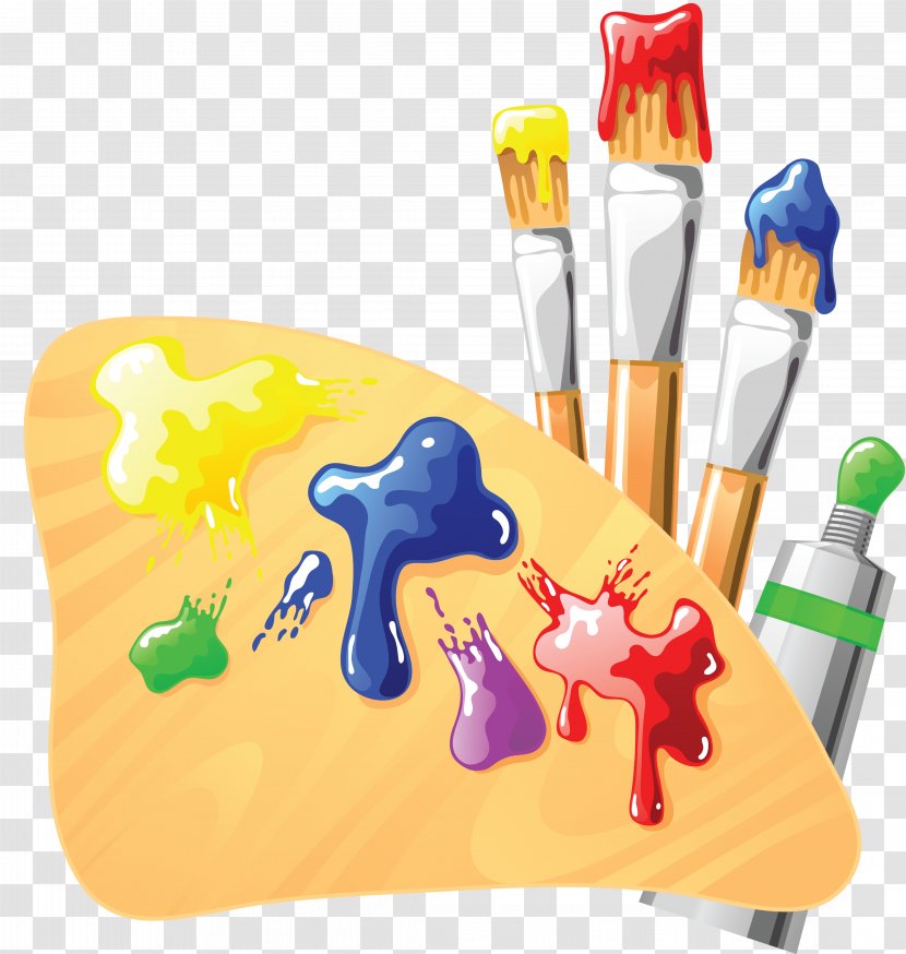 Watercolor Painting Brush - Toy - Paint Brushes Transparent PNG