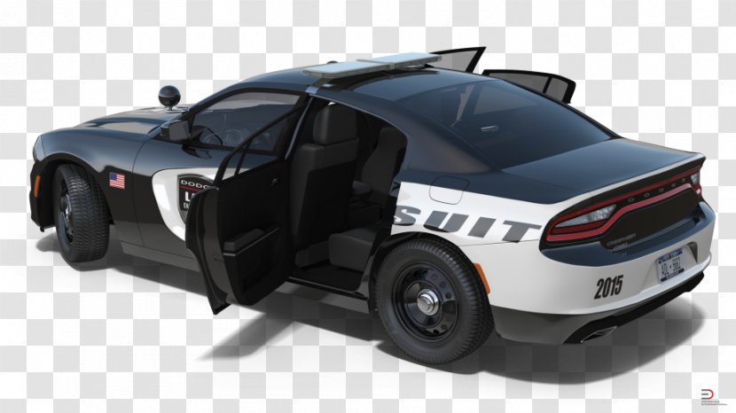 2015 Dodge Charger Police Car 3D Computer Graphics - 3d Transparent PNG