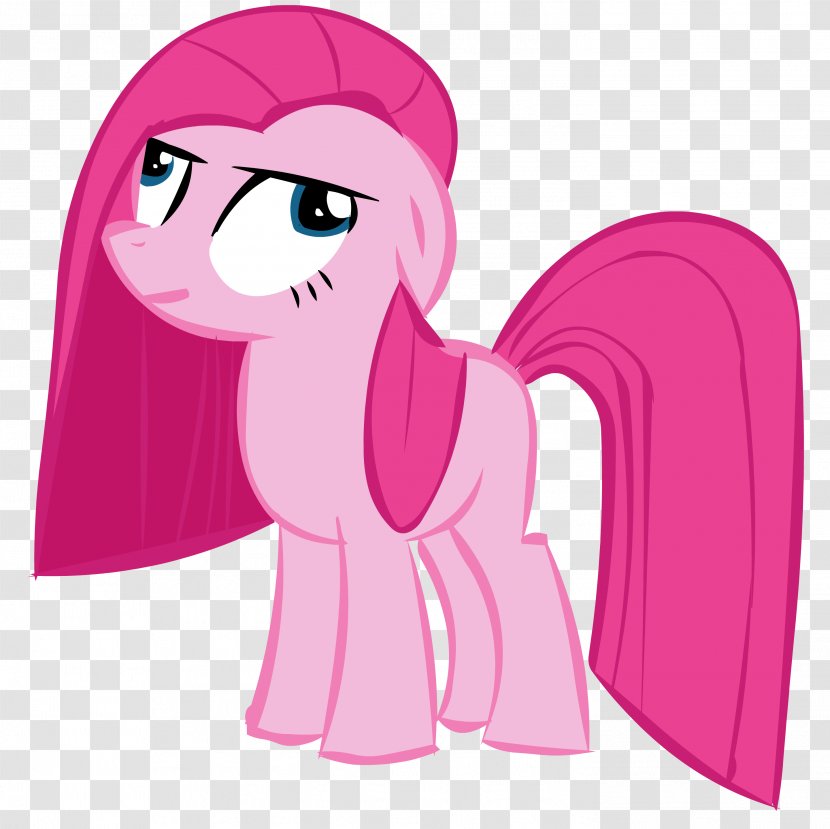 Pony Pinkie Pie Horse Ferrari Cupcake - Silhouette - Rhubarb Transparent PNG