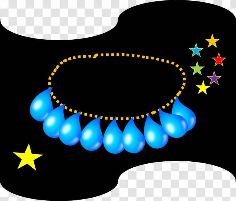 A Necklace Of Raindrops Jewellery Analogy Anthropomorphism - Red White Transparent PNG