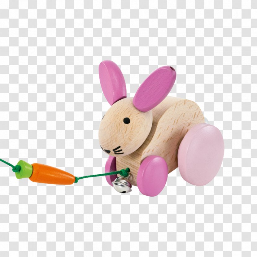 Domestic Rabbit Toy Holzspielzeug Child - Wood Transparent PNG