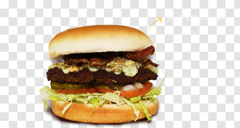 Cheeseburger Hamburger Buffalo Burger Veggie Fast Food - Big Mac - Top Transparent PNG