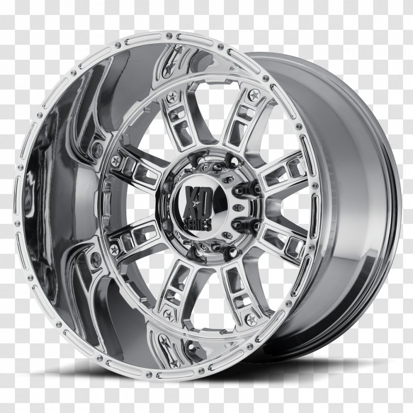 XD Series Wheels XD809 Riot Chrome Wheel Rim XD80929068218 Motor Vehicle Tires Sizing - Bully Rockstar Transparent PNG