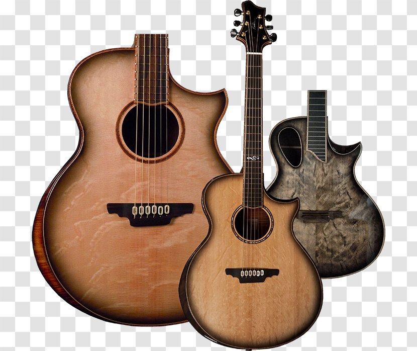 Steel-string Acoustic Guitar Bass Acoustic-electric - Flower Transparent PNG