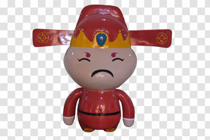 Caishen Cartoon Icon - Toy - The Angry God Of Wealth Transparent PNG