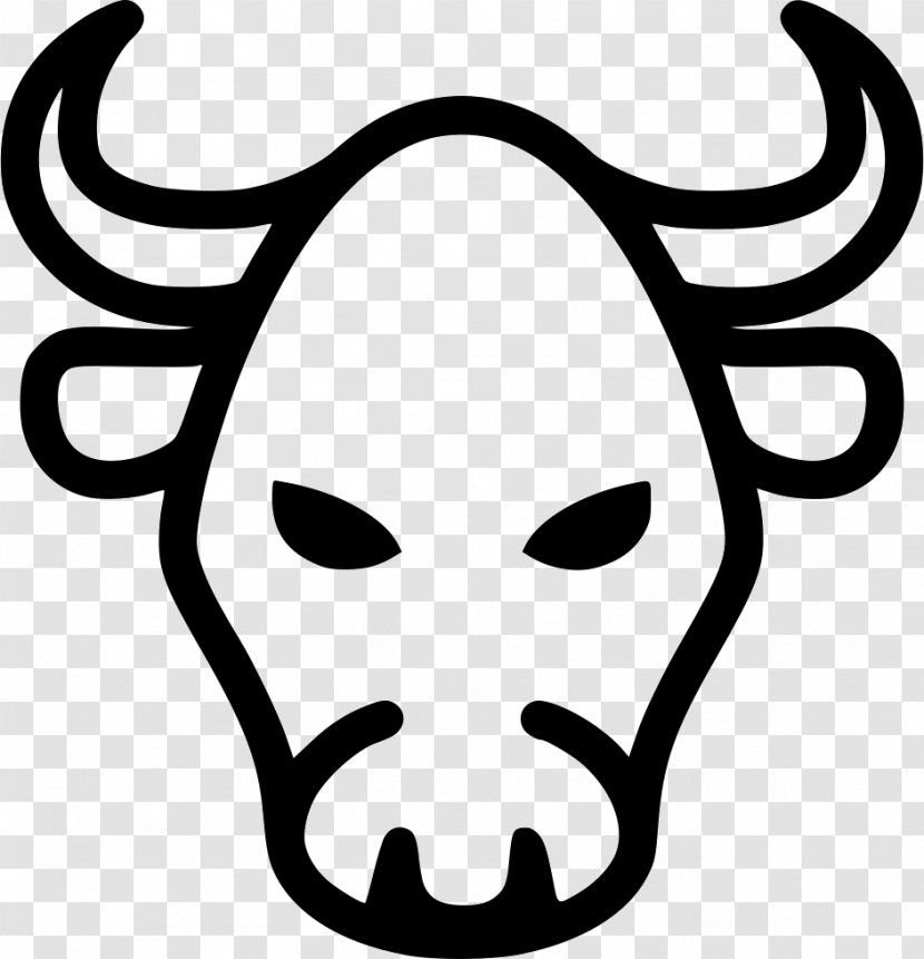 Ox Cattle Symbol - Face - Bull Transparent PNG