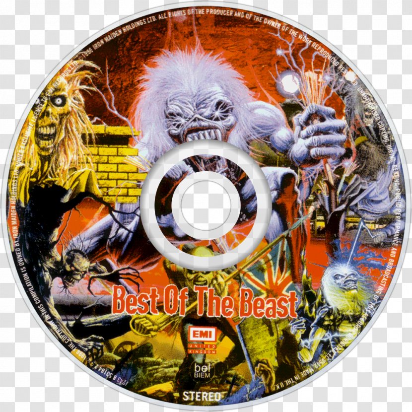 Best Of The Beast Iron Maiden Number From Fear To Eternity Eddie - Cartoon Transparent PNG