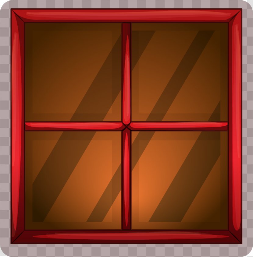 Window Shelf Picture Frame Wood Stain - Cartoon Night Windows Transparent PNG