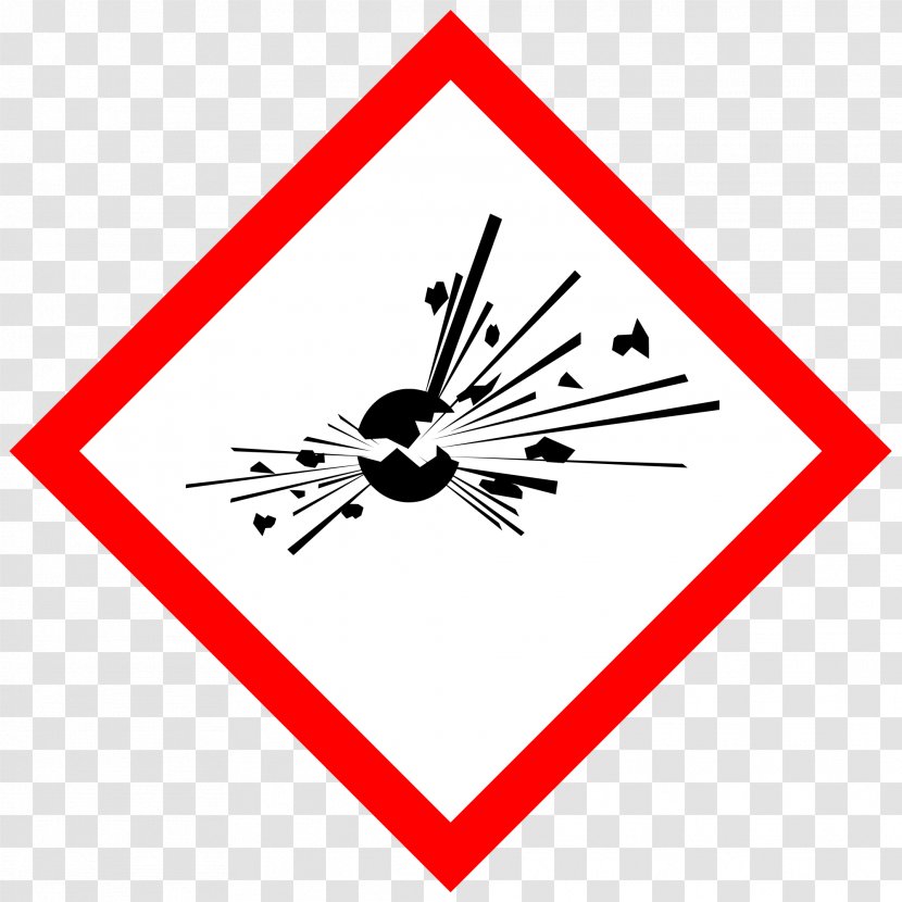 GHS Hazard Pictograms Globally Harmonized System Of Classification And Labelling Chemicals Explosion Communication Standard - Red - Fire Hydrant Transparent PNG