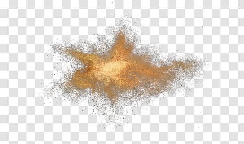 Smog Icon - Watercolor - Flying Golden Sand Transparent PNG