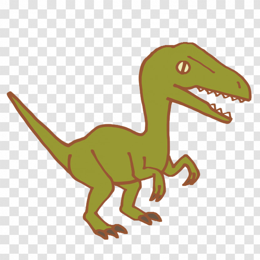 Tyrannosaurus Velociraptor Standing Velociraptor Character Beak Transparent PNG