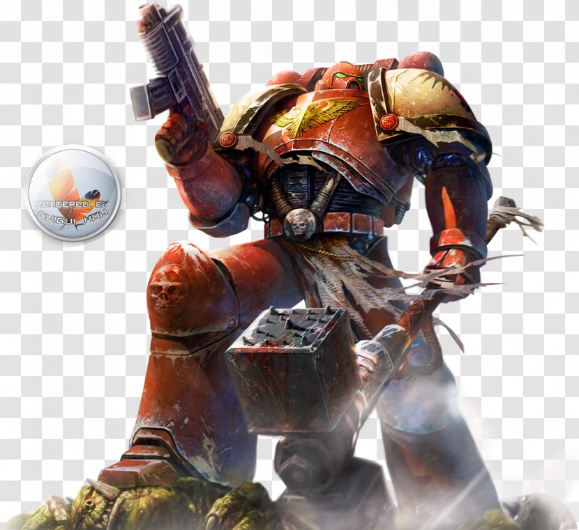 Warhammer 40,000: Dawn Of War III Space Marine Fantasy Battle - Figurine Transparent PNG