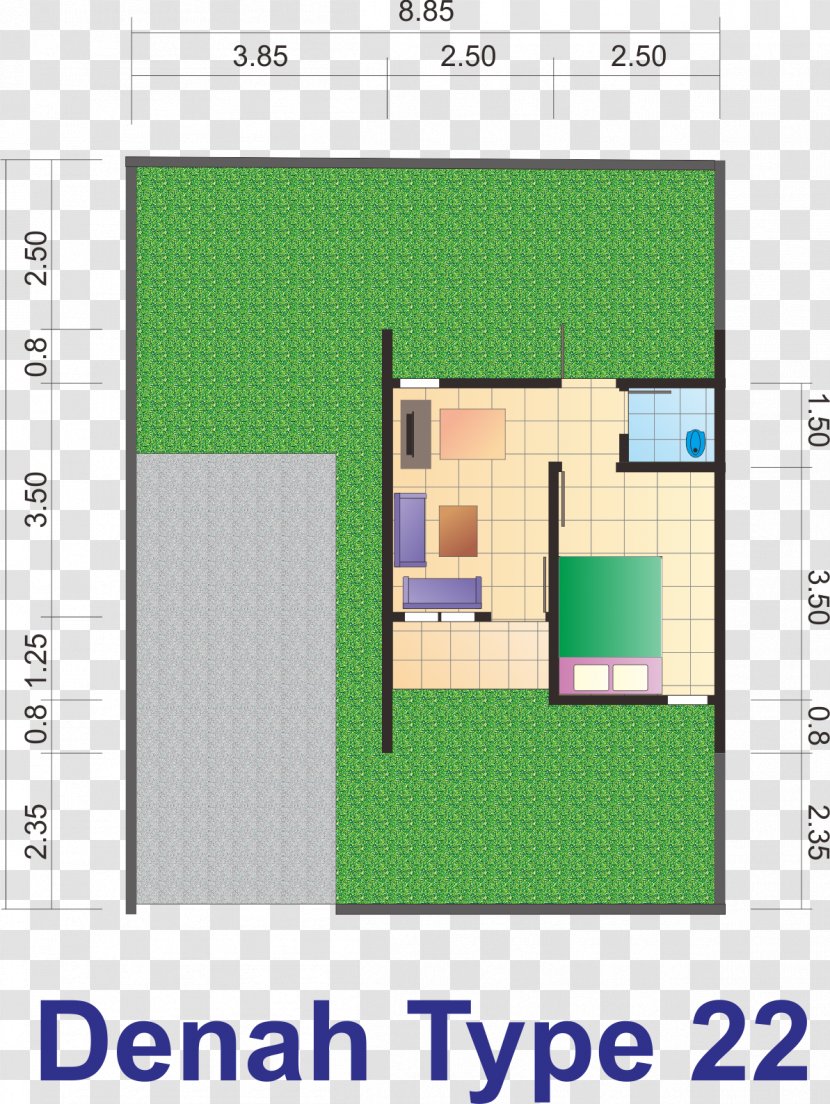 Floor Plan House Facade - Terrace - Design Transparent PNG