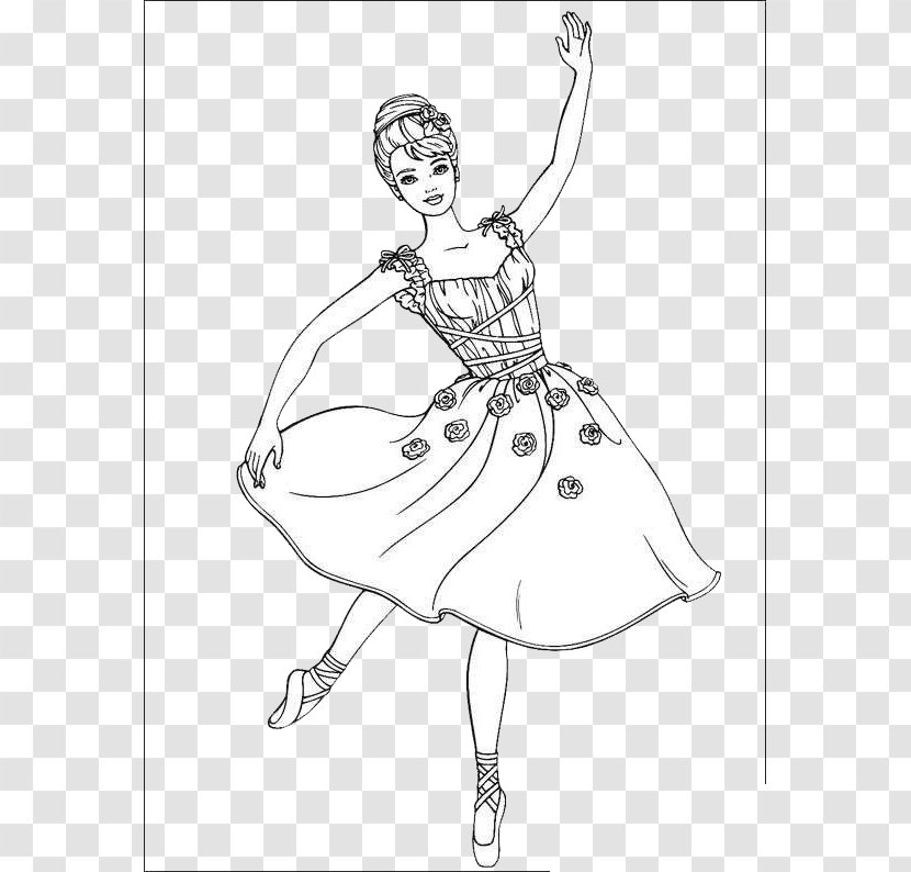 Barbie Coloring Book Child Doll Toy - As The Island Princess - Dance Transparent PNG