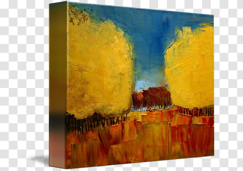 Acrylic Paint Fine Art Modern Watercolor Painting - Yellow - Autumn Price To Transparent PNG