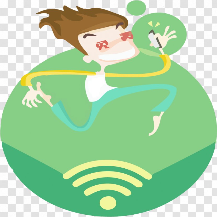 Wi-Fi Icon - Human Behavior - Green WIFI Transparent PNG