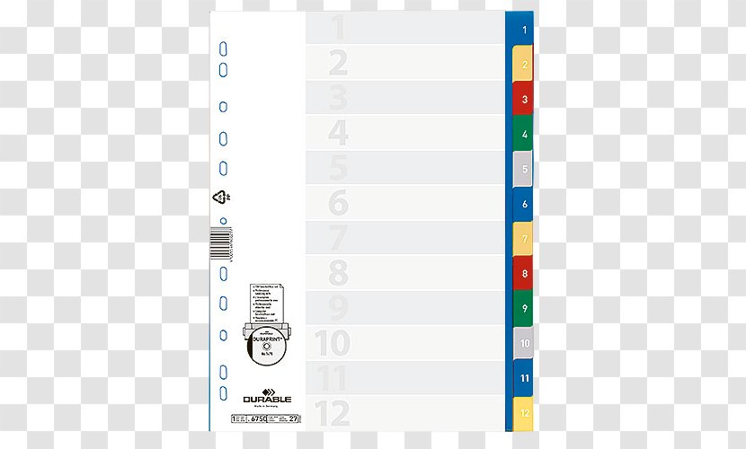 Plastic Number Polypropylene A4 Millimeter - Media - Durable Transparent PNG