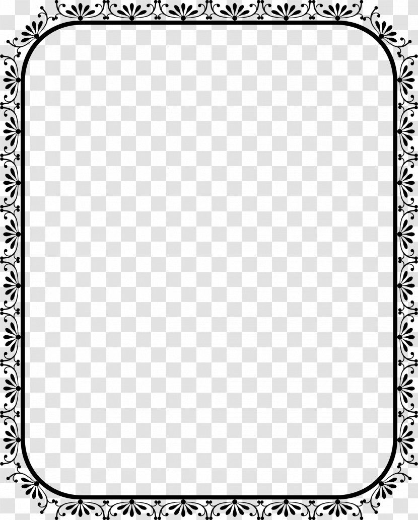 Drawing Clip Art - Text - Rollup Border Frame Transparent PNG