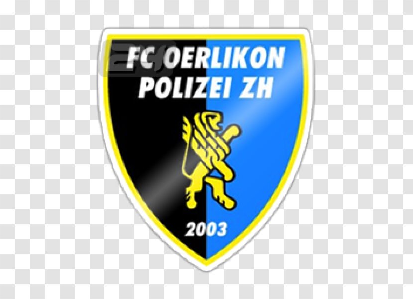 FC Oerlikon / Polizei ZH Logo Kantonspolizei Bern Text Embroidered Patch - Abzeichen Transparent PNG
