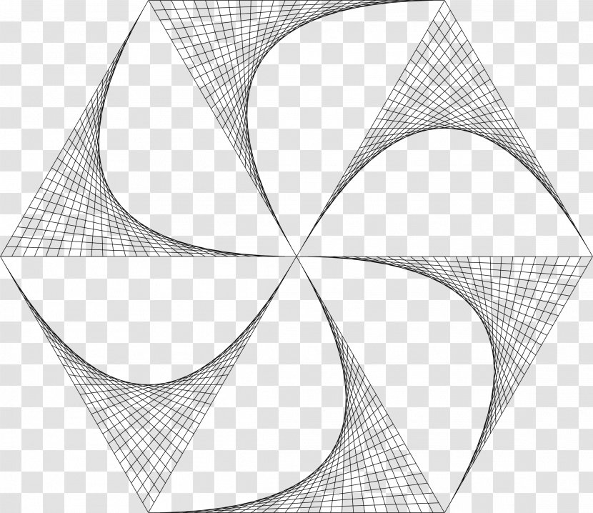 Line Symmetry Angle Pattern - Area - Geometric Stitching Transparent PNG