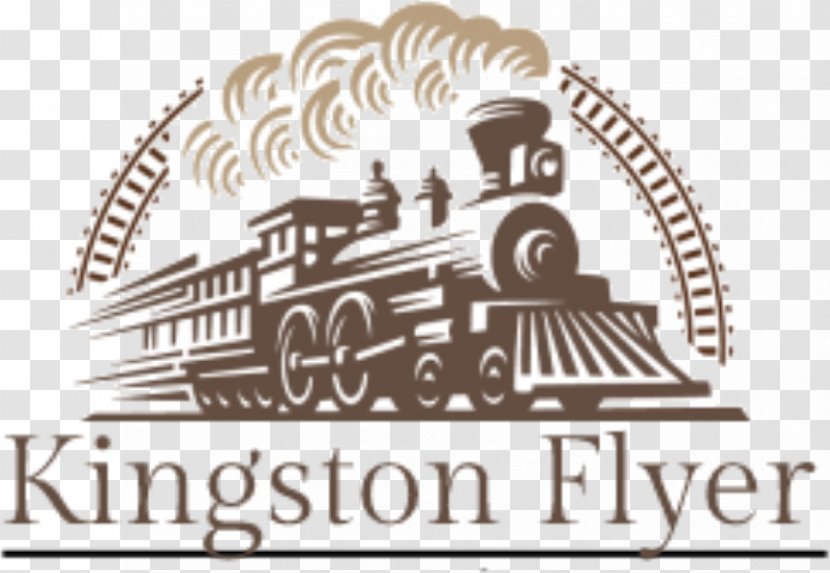 Train Logo Rail Transport Locomotive Illustration - Text - Cafe Flyers Transparent PNG