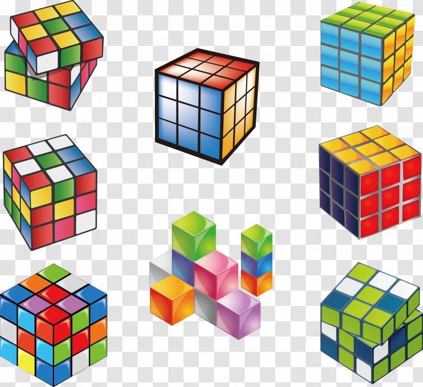 Rubiks Cube - Wooden Block - Color Transparent PNG