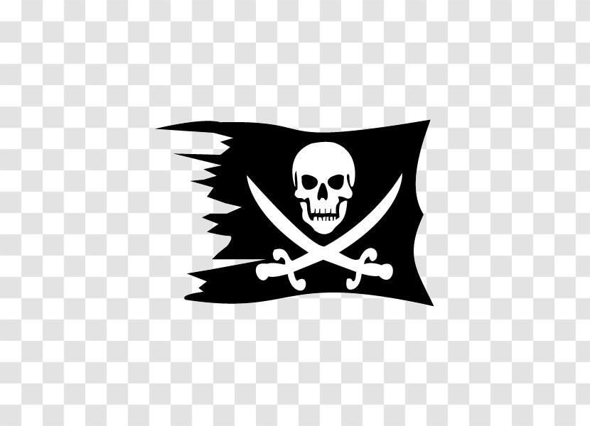 Sticker Autocollant Drapeau Pirate 38x22cm Sales Voiture Bateau Mur R1 Logo - Fictional Character - Station Transparent PNG