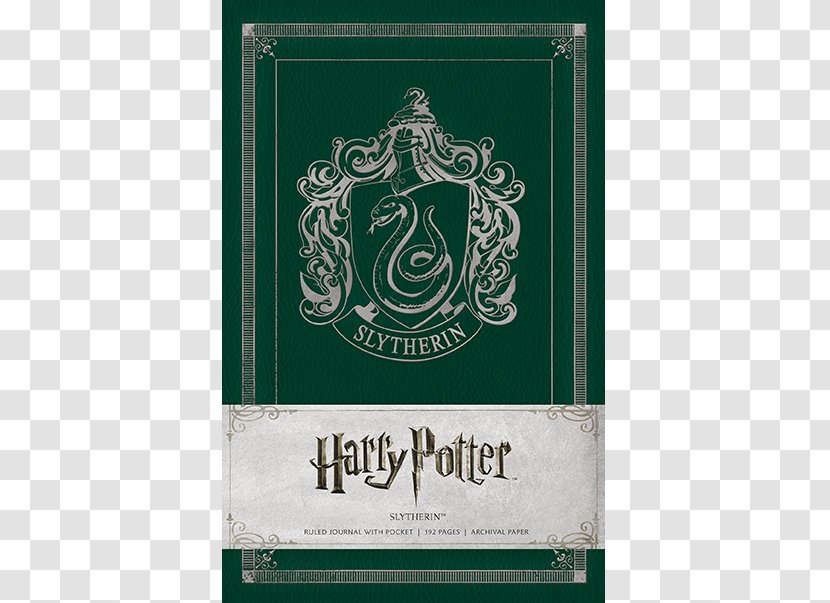 Harry Potter: Slytherin Ruled Notebook Paperback Hardcover Potter And The Deathly Hallows Philosopher's Stone Transparent PNG