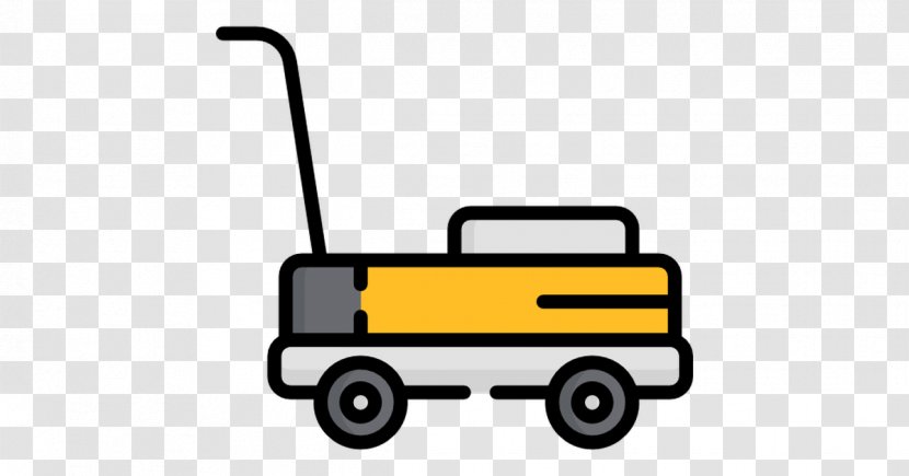 Lawn Mower Cartoon - Automotive Design - Mode Of Transport Transparent PNG
