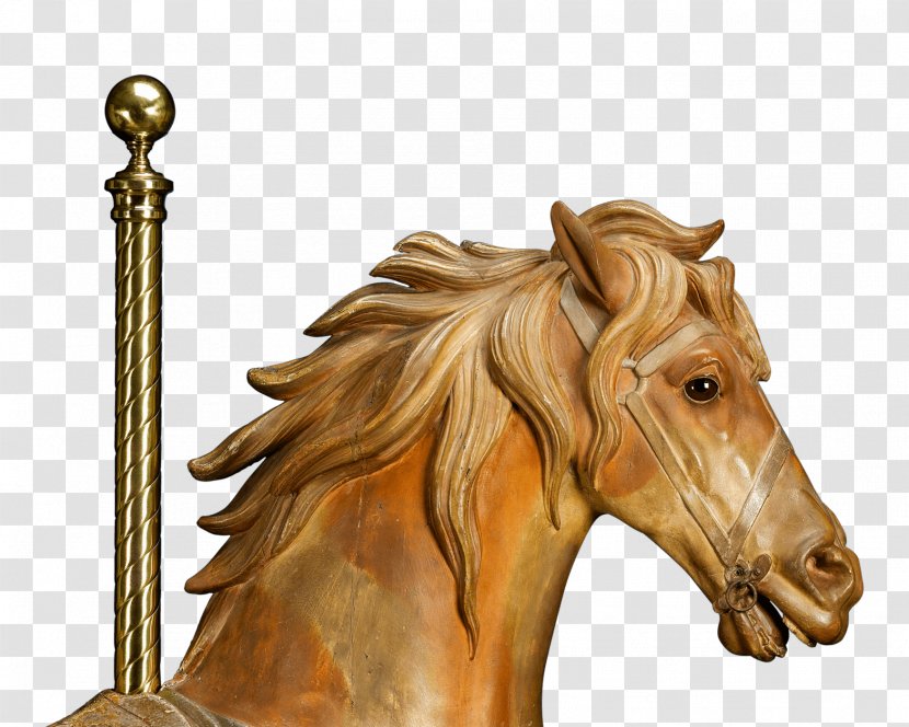 Philadelphia Toboggan Company Carousel Number 15 Pony Mustang Stallion - Mane Transparent PNG