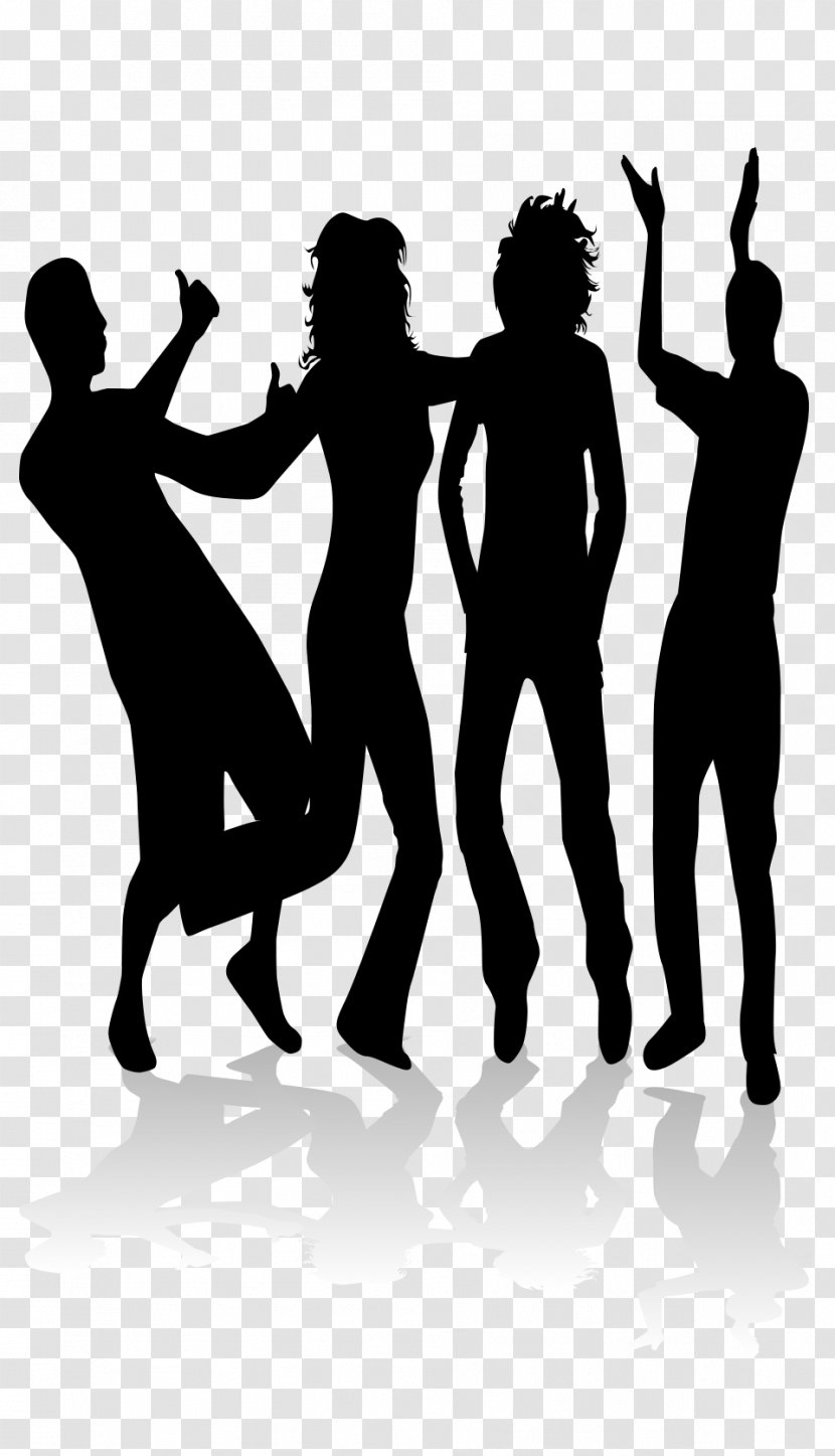 Square Dance Silhouette - Standing - Dancing Man Transparent PNG