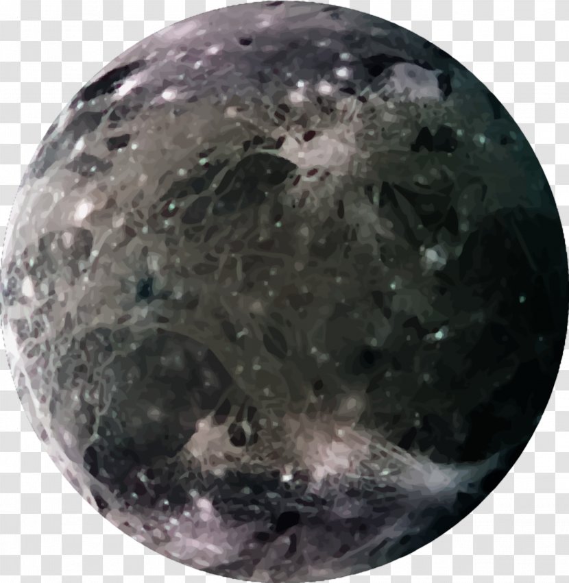 Ganymede Natural Satellite Moons Of Jupiter Galilean - Earth Transparent PNG
